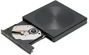 Lyaciomn DVD External USB3.0 Reader CD Player Burner Optical Disk Drives for PC Laptop Notebook