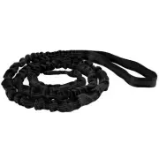 (Black)Outdoor Elastic Tow Rope Stretch Bungee Cord Traction ZK