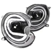 Fit 07-13 Mini Cooper SwitchBack LED Tube Halogen Projector Headlight Lamp Black (for: Mini)