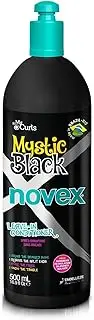Novex Mystic Black Leave In Conditioner (16.9 oz) Baobab Oil Protects, Adds Moisture to Kinky, Curly, Natural Hair. Controls Frizz, Softens, Enhances Shine on Dry, Coarse, Relaxed or Colored Hair