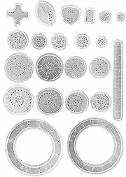 22Pcs Spirograph Drawing Set Geometric Spiral Stationery Tool Drawing Painting Graphics Stencils for Kids