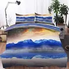 Surface Mist Water 3D Printing Duvet Quilt Doona Covers Pillow Case Bedding Sets