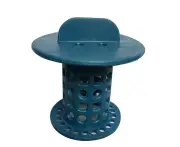 Blue Mushroom Floor Drain, Hair Catcher Tub Sink Tub Sink Drain Protector Filter Trap Stopper Shower Hat Filter