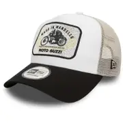 New Era A-Frame Trucker Cap HERITAGE Moto Guzzi stone beige One Size