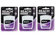 3 x Reach Dentotape Waxed 20m Extra Wide Dental Floss