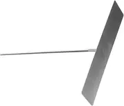Fireplace Scraper BBQ Cleanup Rake Ash Scraper Handle Bench Ash Remover Grill Rake Heat-Resistant