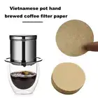 Conical Filter Paper Safe Coffee 200pcs Natural Unbleached for Moka Pot