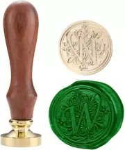Classic Wooden Letter W Alphabet Letter Initial Wax Classic Sealing Wax Seal Sta