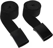 [VERDANVERSE] 2pcs Adjustable Mens Belt Fabric Web Belt with Buckle Webbing Belt for Casual Wear Work and Outdoor Activities 140cm