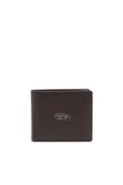 [Diesel] Diesel - Bi-fold wallet in grainy leather - Small Wallets - Man - Brown UNI Brown