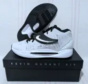 Nike KD 14 TB White Black Vapor Green Oreo Durant DA7850 100 Men's Shoe Size 11