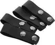 [LOORGVEL] 4pcs Comfortable Outdoor Belt Keepers Durable Waist Belt Loop Clips for Easy Attachment Retainers for Backpack Straps and Security Use