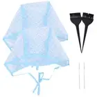 6PCS Hair Dying Needle Professional Highlighting Tools Coloring Caps Hair Dye