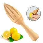 Press Wooden Kitchen Tools Lemon Squeezer Manual Fruit Juicer Citrus Reamer