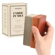 Extra Large Fabric Pumice w/ Wooden Handle for Sweater Care, Lint Remover Stone