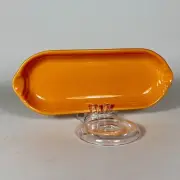 Fiesta Relish Utility Tray Corn Cob Holder In Retired Tangerine | Fiestaware