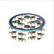 Skin Decal for Amazon Echo Dot 2 (2nd generation) / Little Bulldogs in sunglass