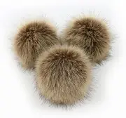 COLLBATH 12Pcs Plush Hat Pendant Decoration for Women Diameter Fluffy Faux Fur Pom Poms Hat Decor for Stylish Accessories and