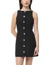French Connection Azra Twill Button Front Dress