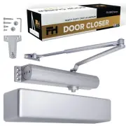 Finsbury Commercial Door Closer Automatic Heavy Duty High Traffic Adjustable ...