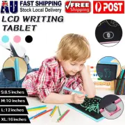 10/12/16inch Lcd Writing Tablet Drawing Board Colorful Doodle Handwriting Pad AU