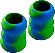 2 Baseball Bat Grips, Baseball Bat Grip, Baseball Bat Grip Replacement, Bat Grip Protector, 2 Silicone Bat Base Protective Sleeves, Grip