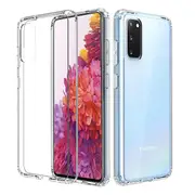 For Samsung Galaxy S20 FE Transparent Hard Shel Slim Polycarbonate Case Cover (Clear)