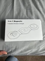 3 in 1 Wireless Charging Station for Apple MagSafe Charger, Foldable Magnetic