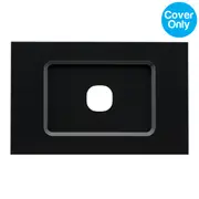 Clipsal Saturn ZEN 30 Series 1 Gang Grid & Plate Black