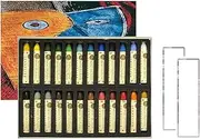 Sennelier Oil Pastels 24 Colours Standard Selection + 2 Cards