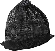 Coolrunner Large Pump Barrier Bag, 17.3"x 17.3" Pond Pump Filter Bag, Black Media Bag Large Pump Mesh Bag for Pond Biological Filters(Black)