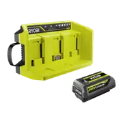 Ryobi 36V 3-Port Charger And 5Ah Battery Kit