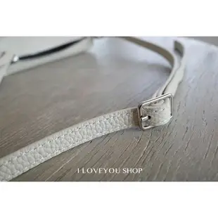 I Love You Shop 我愛你店 四季百搭簡約斜挎包 輕軟 手機包 純色