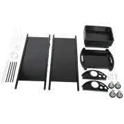 6 Tier Storage Rack Trolley Cart with Wheels for Beauty Salon For Hair Stylist