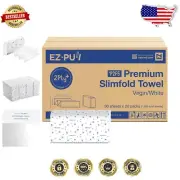 Convenient 2-Ply SLIMFOLD Paper Towel Bundle - 90 Sheets x 20 Packs, No Assembly