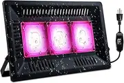 450W Waterproof Grow Lights for Plants Full Spectrum Plants Light for Outdoor/Indoor, COB LED Plant Lights, Natural Heat Dissipation Without Noise for Plants Tent, Greenhouse, Garden(Gift Hooks)
