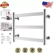 3 Cross Bar Wall-Mounted Towel Warmer with Fast Heating and Elegant Design