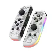 Compatible with Nin-tendo Switch Controller, Replacement Switch Controllers for Switch/Lite/OLED, Support Dual Vibration/6-Axis Gyro/Wake-up, Grey