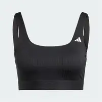 在飛比找ETMall東森購物網優惠-Adidas 女裝 運動內衣 排汗 可拆式胸墊 黑【運動世界