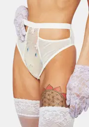 [OW INTIMATES] Flora Mesh Thong