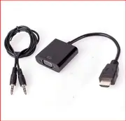 HDMI to VGA + 3.5mm Audio Adapter - For Older Displays
