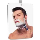 Shower Mirror - Acrylic Small Travel Makeup Bathroom Wall Hanging Plastic Mir...