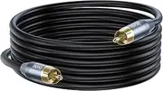 Subwoofer Cable 15 Feet, FEMOEO Digital Coaxial Audio Cable Subwoofer Wire SPDIF Single RCA Cables for SVS Sub woofer Hi-Fis Home Theater Blu-ray HDTV Stereo Receivers DVD etc