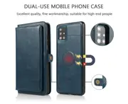 Detachable Phone Case for Easy Portability (Dark Blue), Wallet Case for Samsung Galaxy A51 5G
