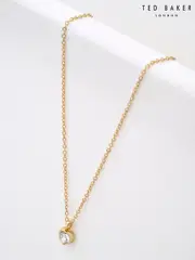 Ted Baker Gold Tone HANNELA: Crystal Heart Pendant Necklace (592745) | $69