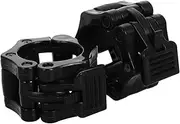 Barbell Dumbbell Buckle Weight Clips Quick Release Weightlifting Clips Anti-Slip Barbell Clamps Barbell Collar Clips for Lifting Barbell Rod Clip Black Abs