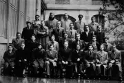 Alain Decaux French historian and writer in a high school photo Old Photo