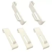 100 Pieces White Gridwall Utility Hook For Grid Panel Display - Picture Notch