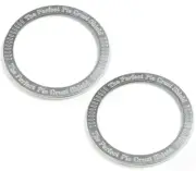 Norpro Reusable Aluminum 10" Pie Crust Shield- 2 PACK - Prevents Burnt Crusts