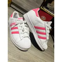 在飛比找蝦皮購物優惠-二手‼️ADIDAS SUPERSTAR白粉紅